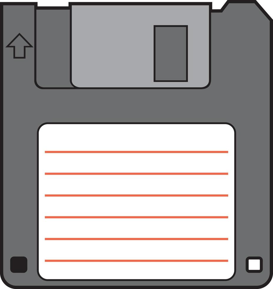 magnetische Diskette vektor