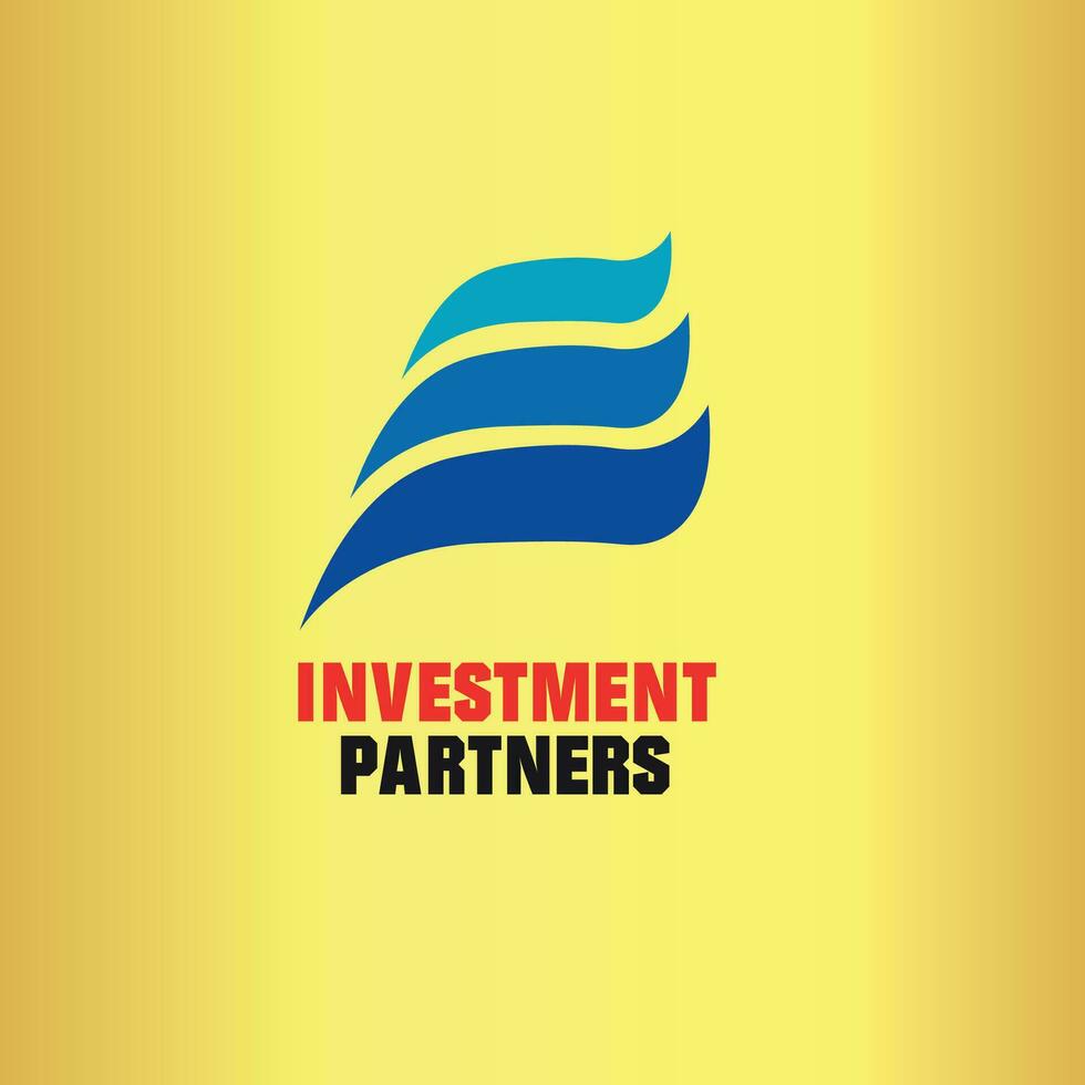 investering partners branding identitet företags- logotyp vektor design