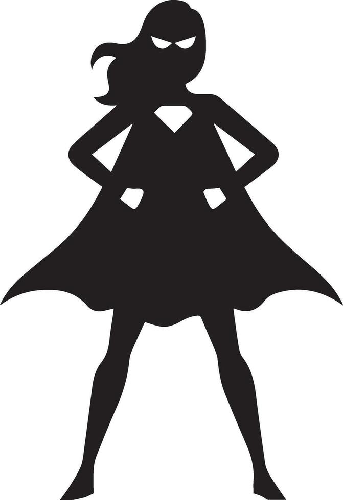 minimal komisch Super Held Comic eben Charakter Vektor Silhouette, schwarz Farbe Silhouette, Weiß Hintergrund 21