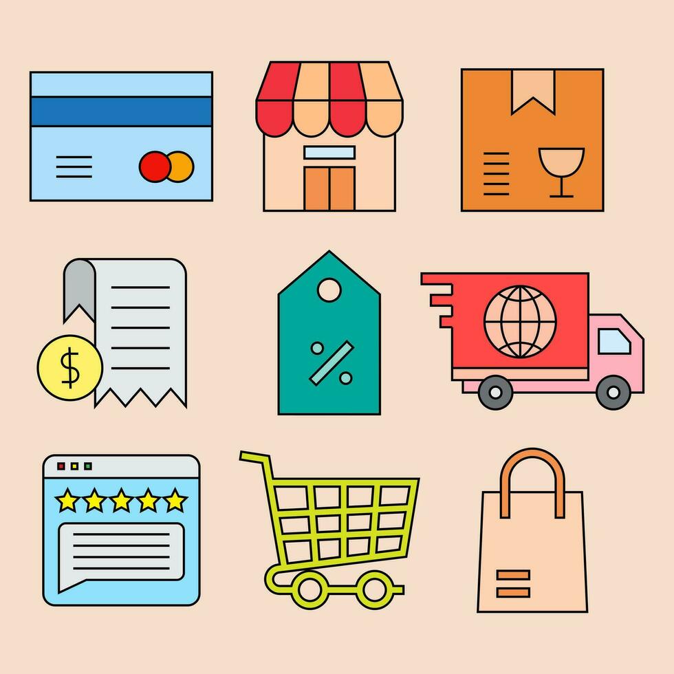 E-Commerce Pack Vektor