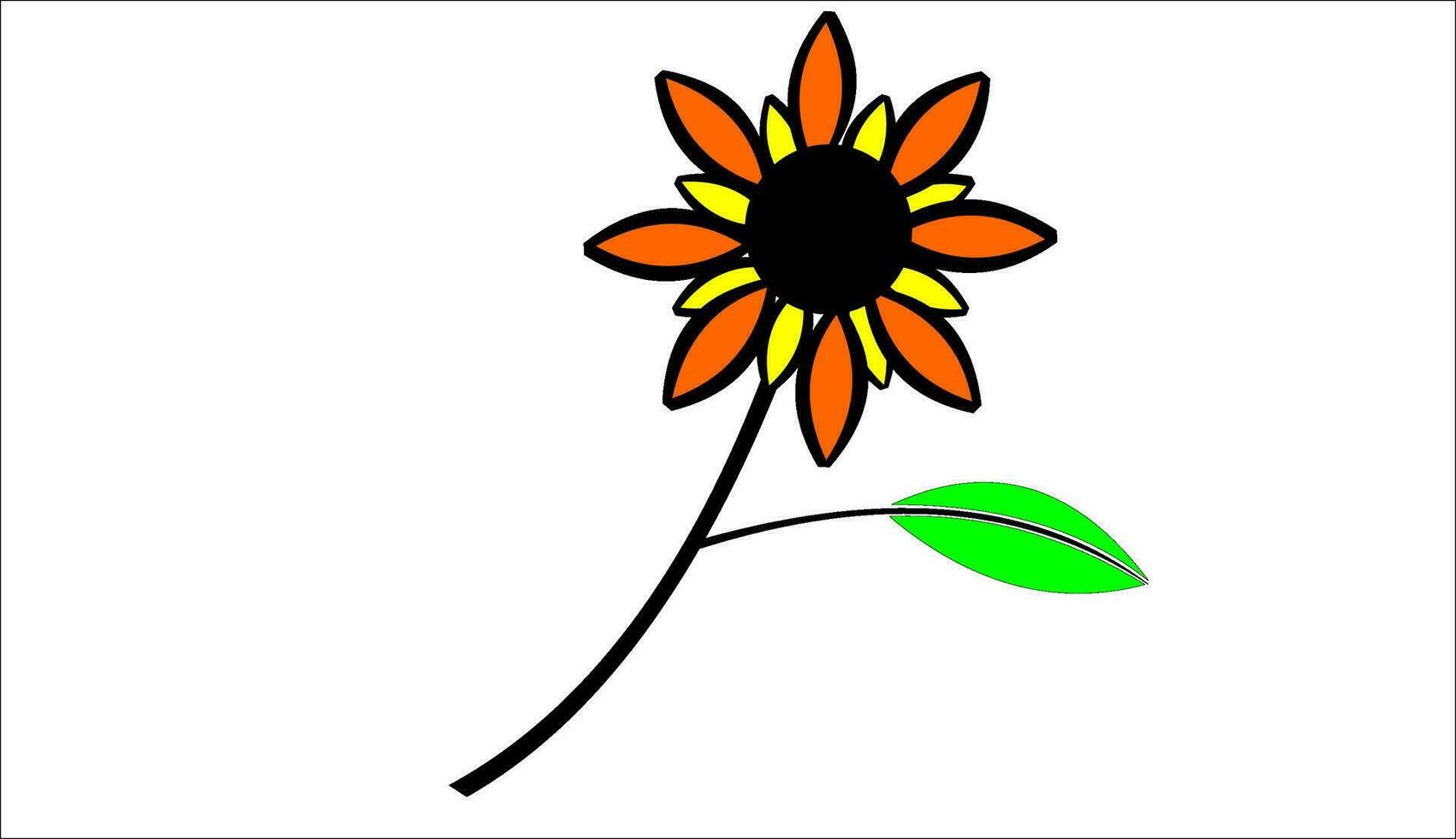 ett ikon skildrar en blomma vektor