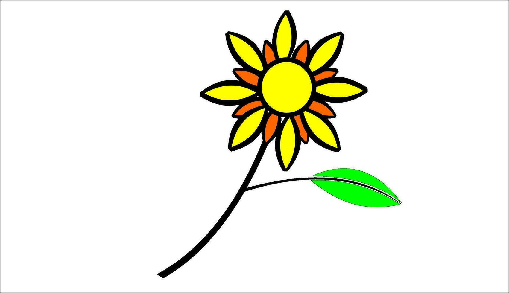 ein Symbol abbilden ein Blume vektor