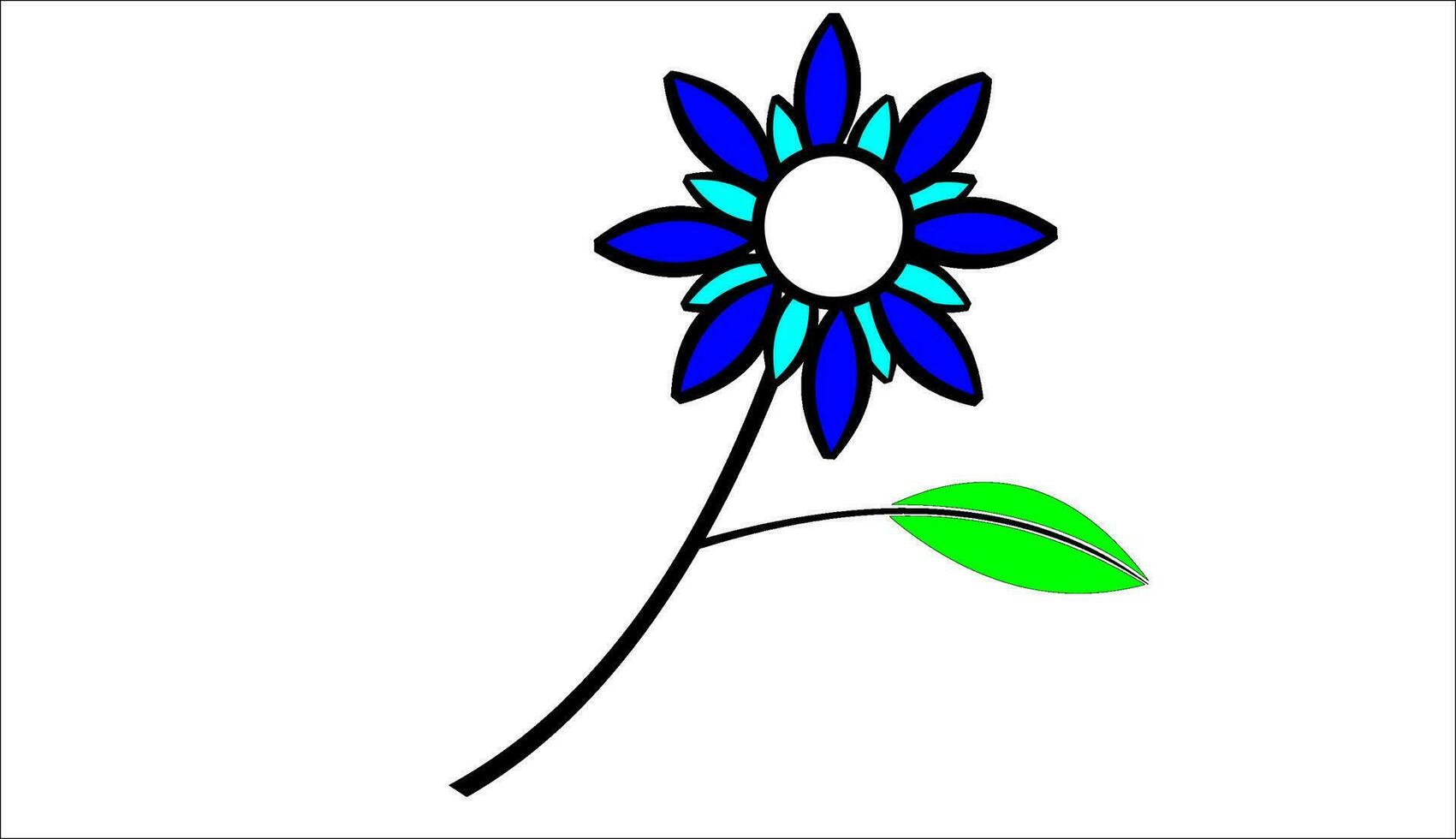 ein Symbol abbilden ein Blume vektor