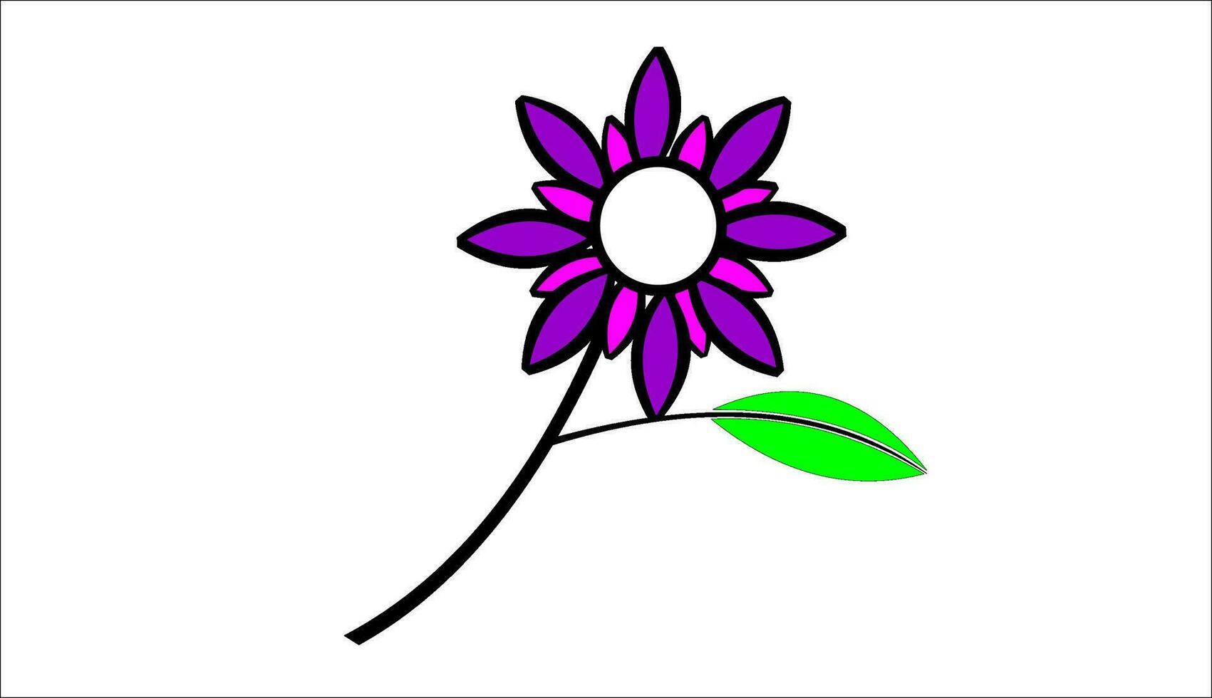 ein Vektor Bild oder Blume Symbol