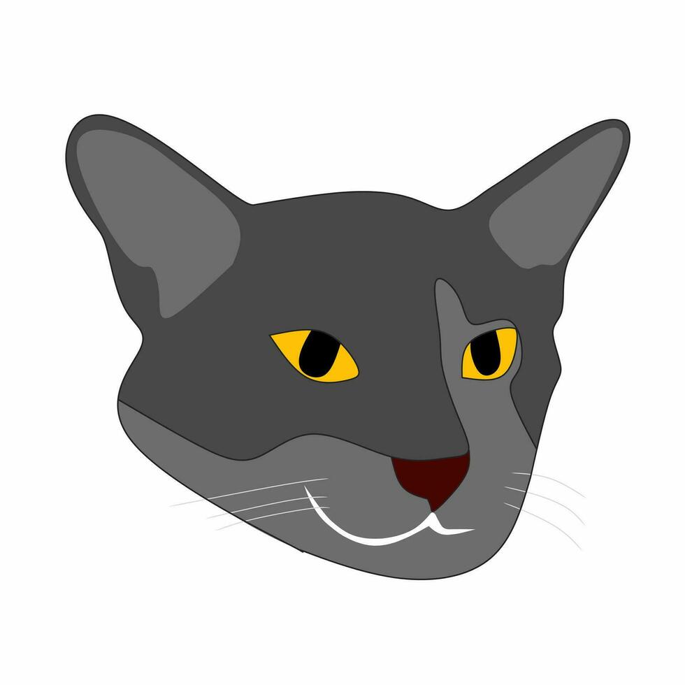 Katze Kopf Illustration vektor