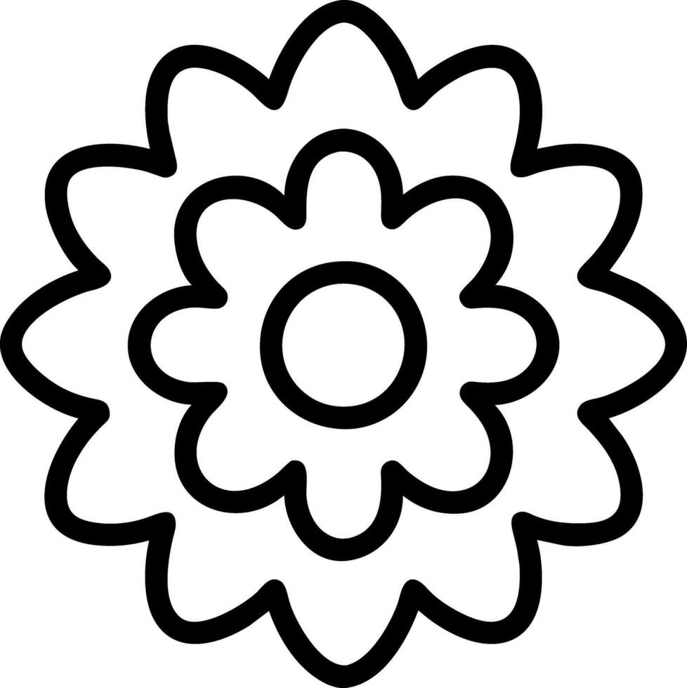 Malbuch Blume vektor