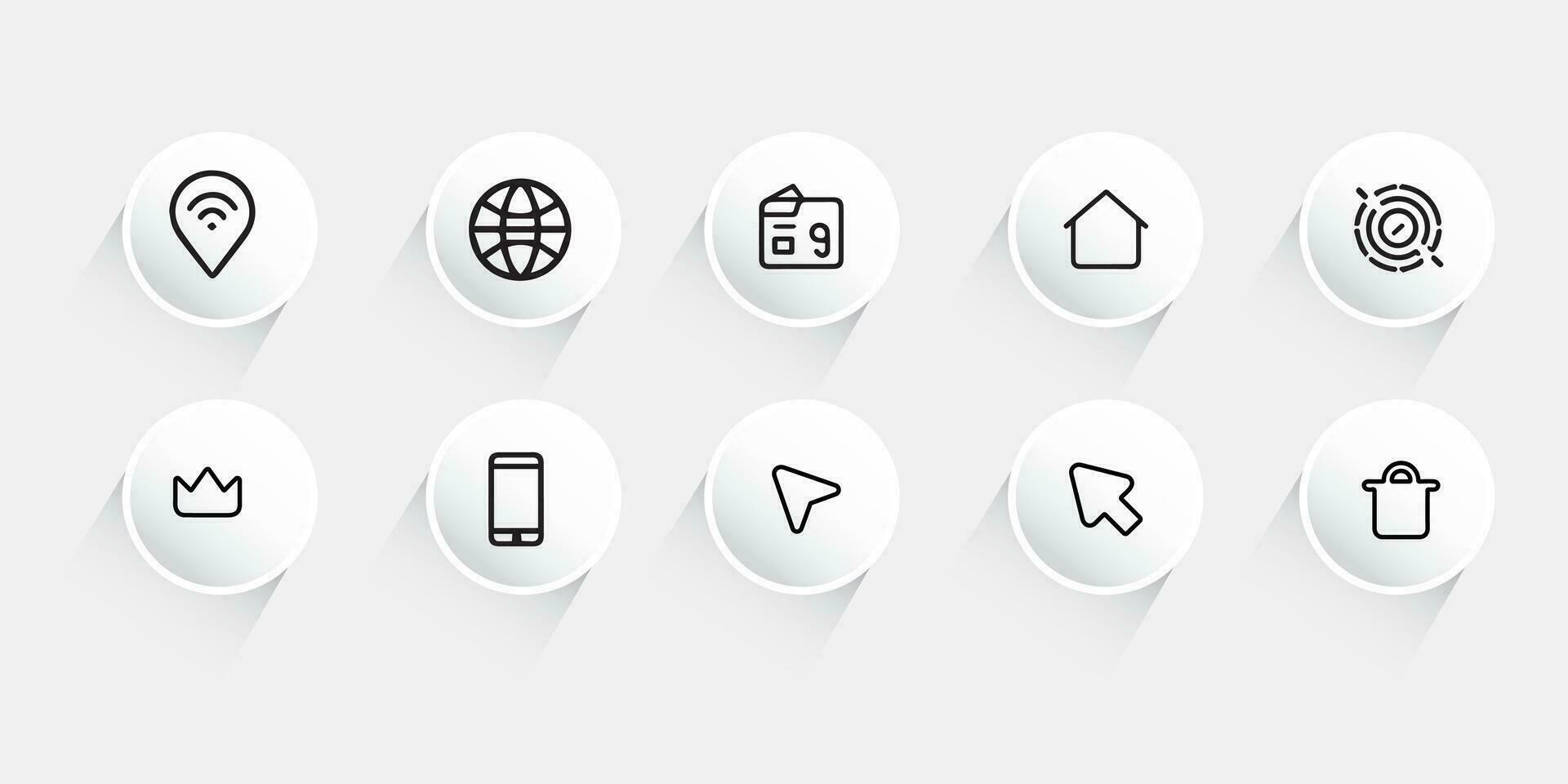 Kontakt oss ikon ange.kontakt och kommunikation icons.set av kommunikation ikon. vektor