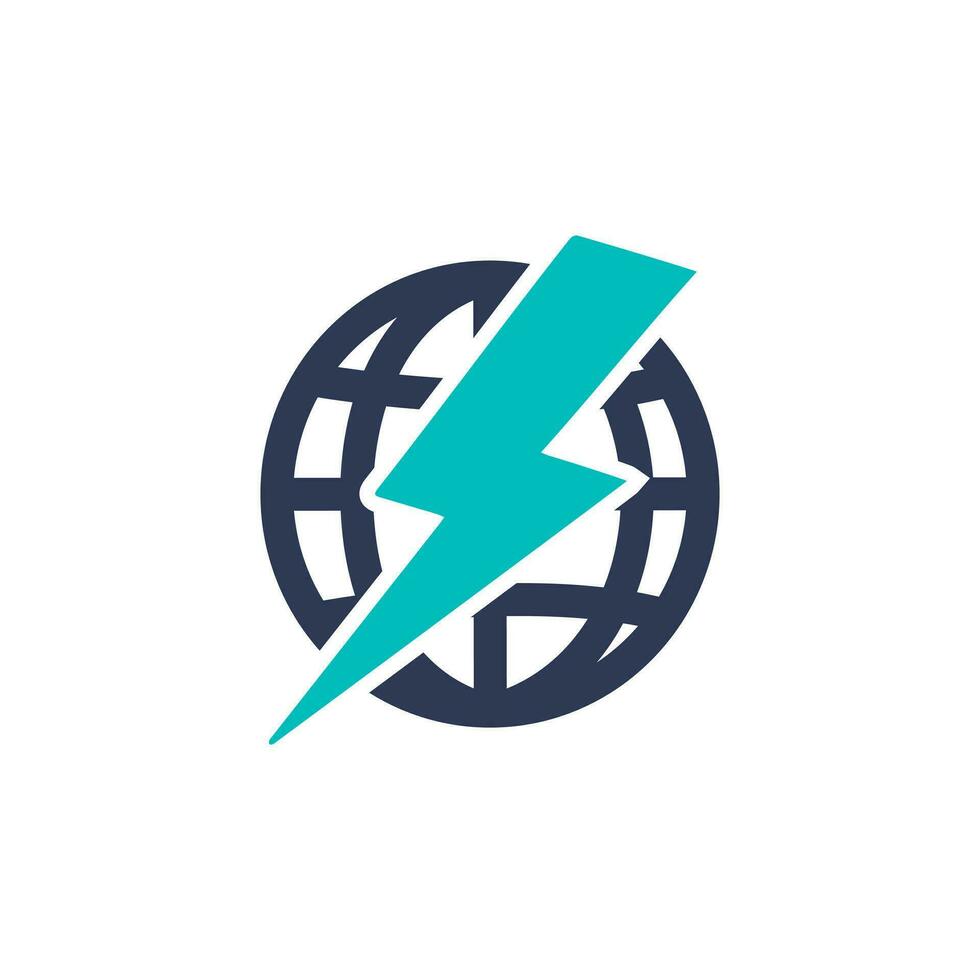 enkel elektrisk logotyp design illlustration vektor