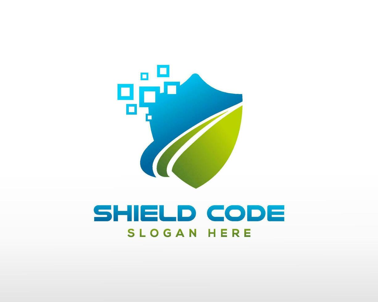 Schild Code Logo Code Logo Schild kreativ Logo Technik Code Logo vektor