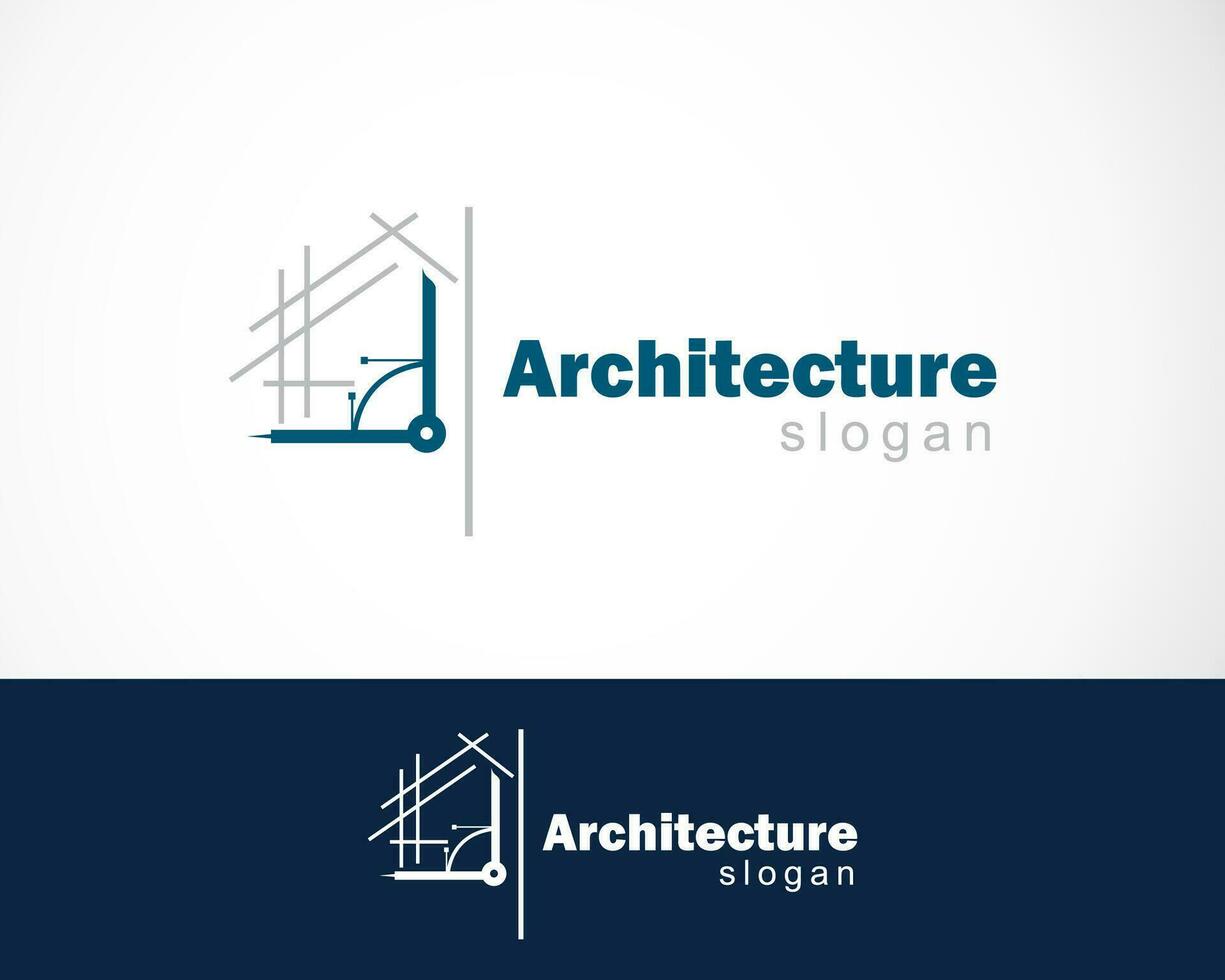 die Architektur Logo kreativ Design Vorlage vektor