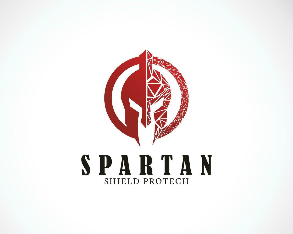 spartanisch Logo Design spartanisch einfach kreativ Logo Vektor spartanisch schwarz Logo Helm