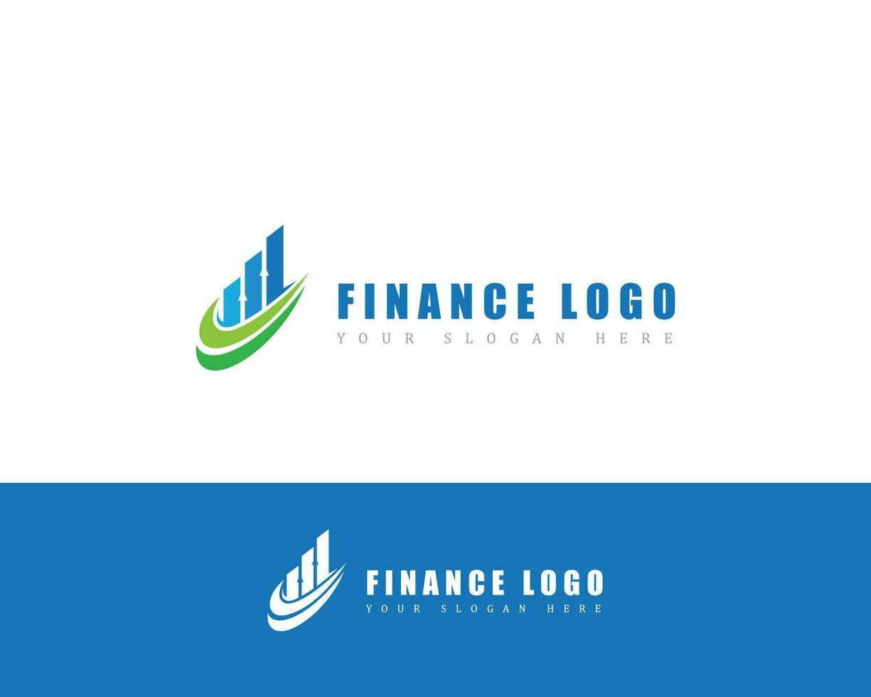 Finanzen Logo kreativ Bank Gebäude konsultieren Zeichen Symbol vektor
