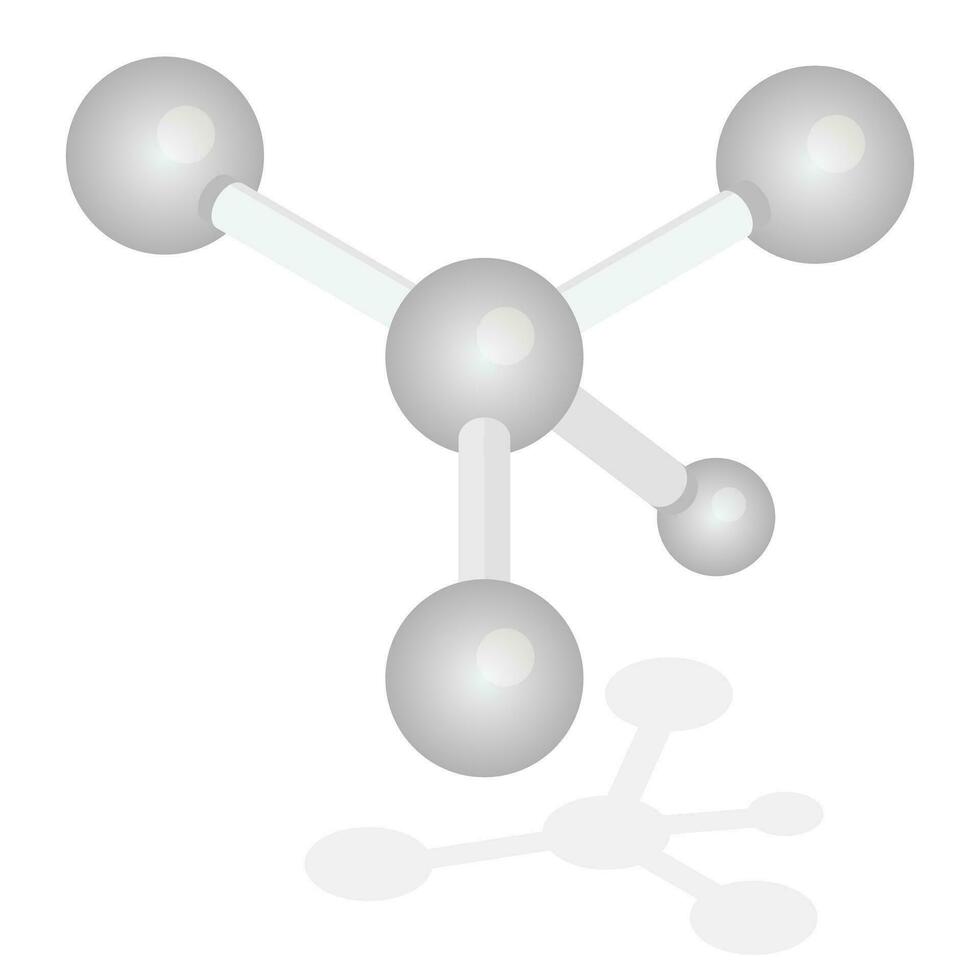 isometrisch Molekül Vektor