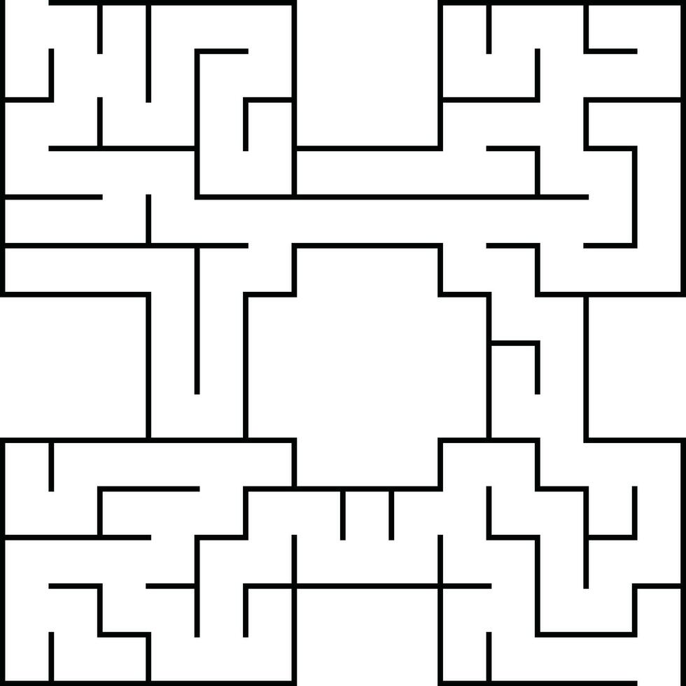 Kinder Rätsel, Matze Puzzle, Labyrinth Vektor Illustration