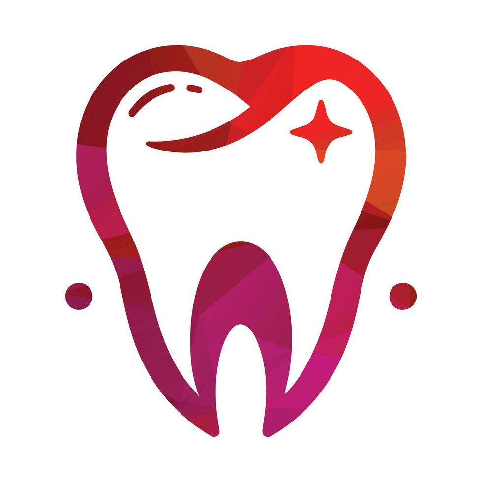 tänder tand logotyp design vektor illustration
