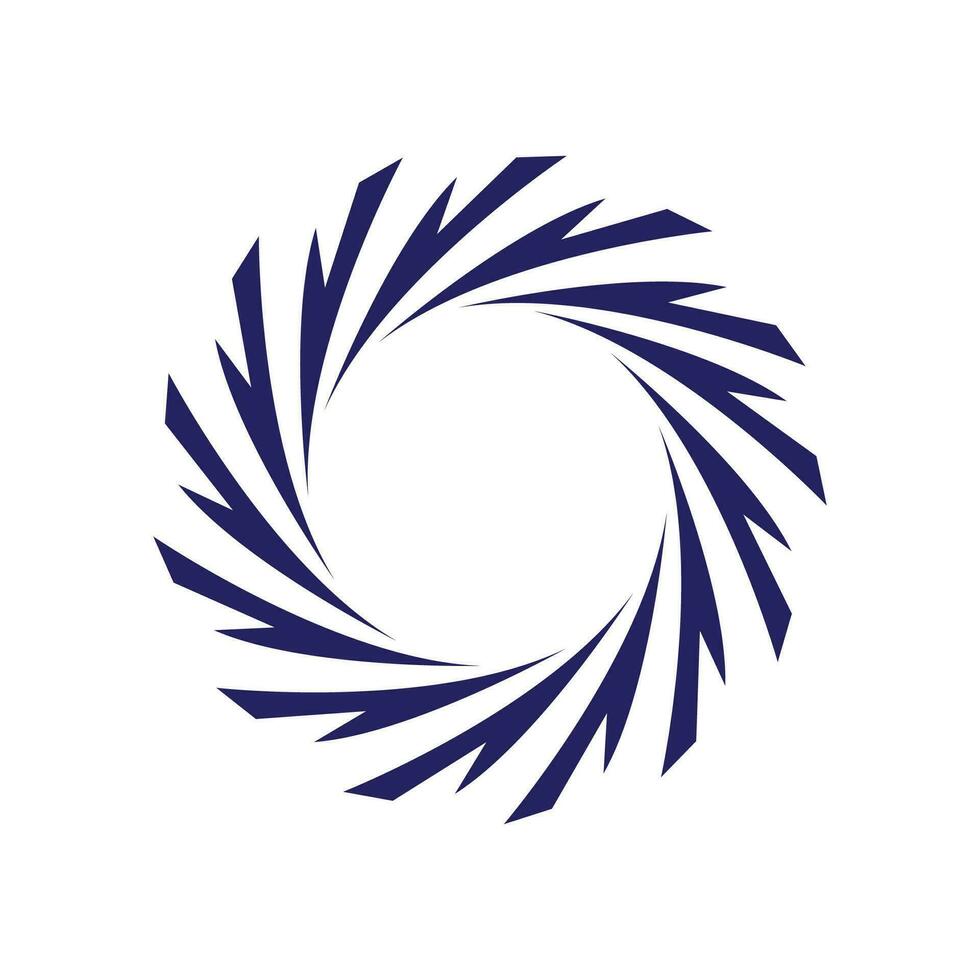 virvlande cirklar. abstrakt spiraler och flytande virvlar. hypnotisk former svart vektor grafisk, virvel symbol.