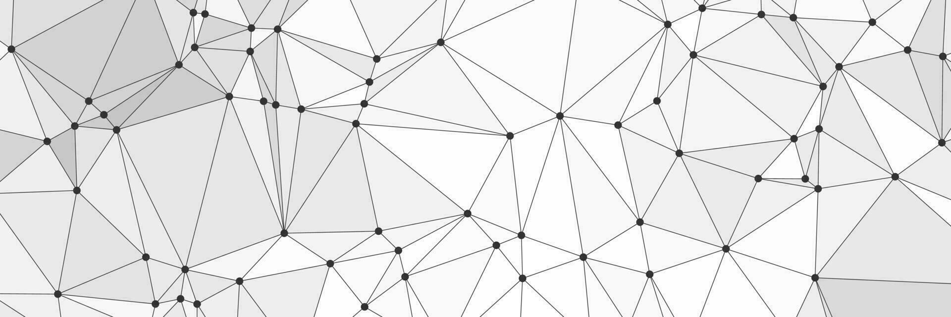 abstrakt geometrisk bakgrund och ansluter prickar och rader. global nätverk förbindelse. digital teknologi med plexus bakgrund. vektor