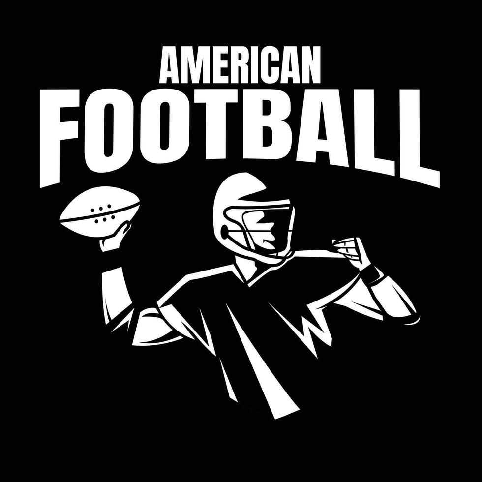 Fußball Amerika Design Vektor Illustration