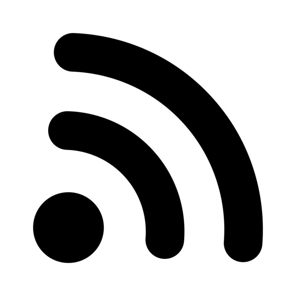 trådlöst nätverk wifi-symbol vektor