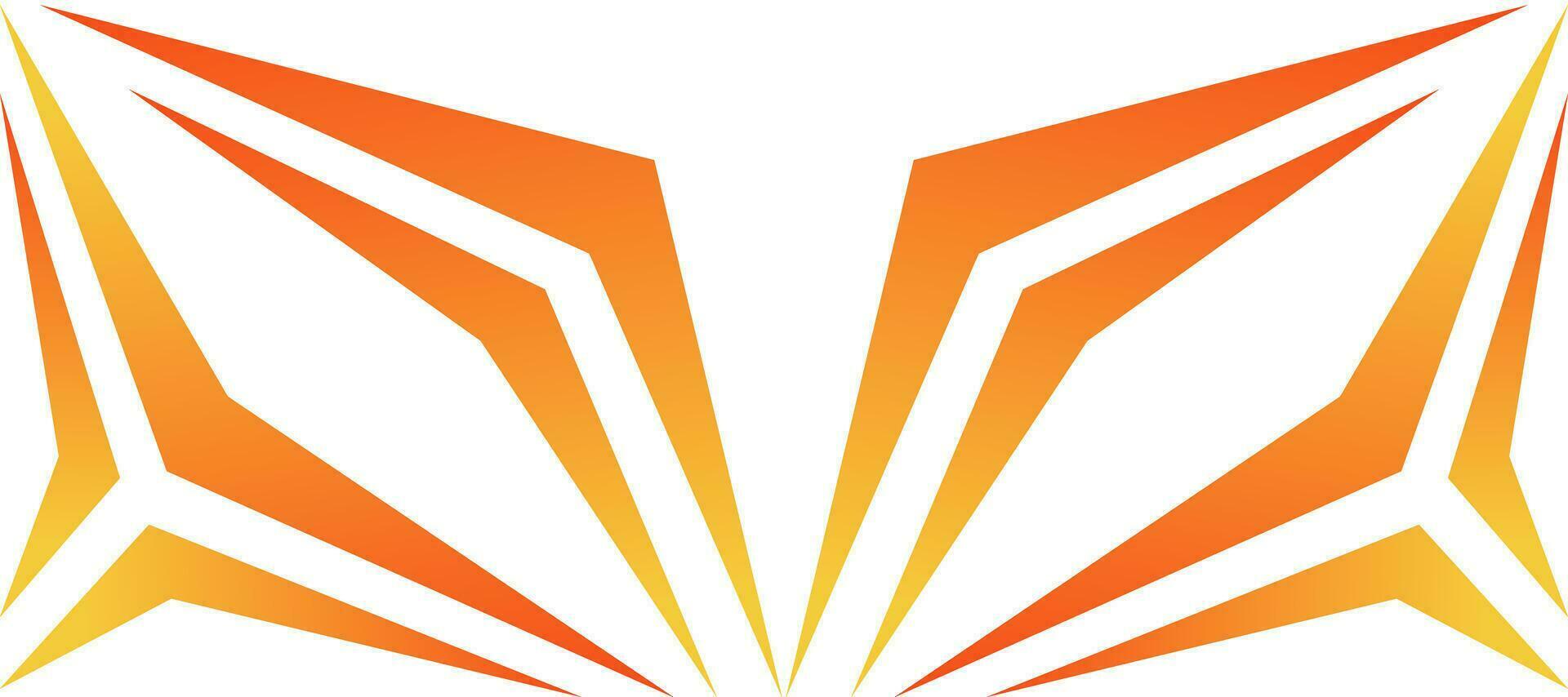 sportig pil skarp orange lutning jersey bakgrund vektor