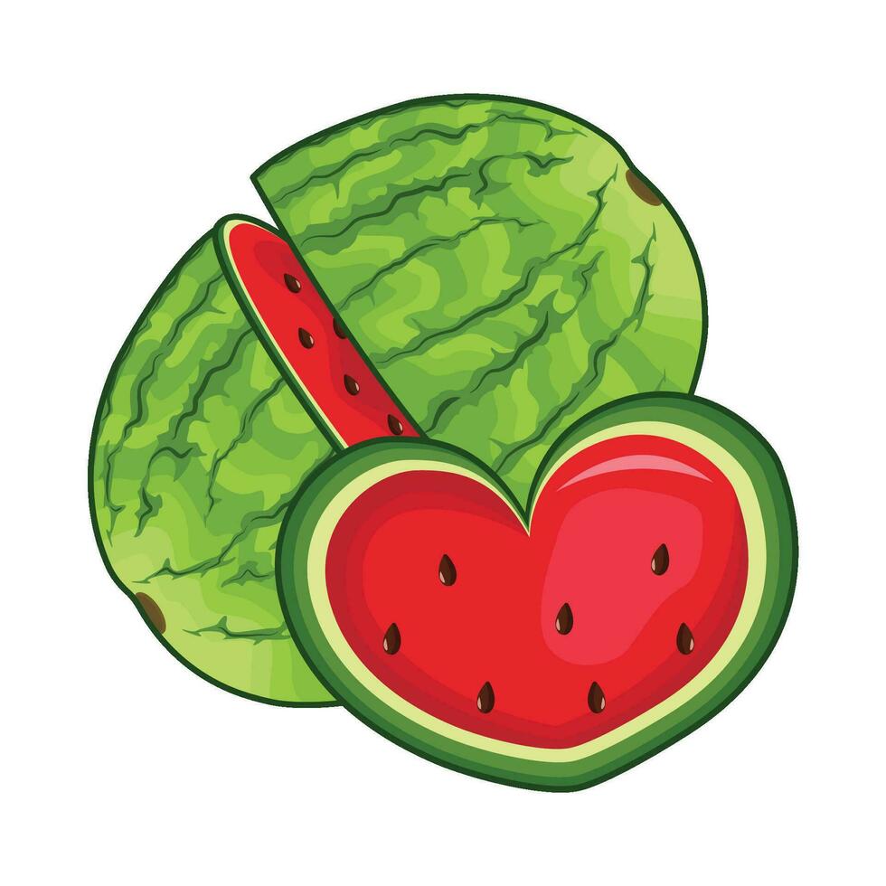 illustration av vattenmelon vektor