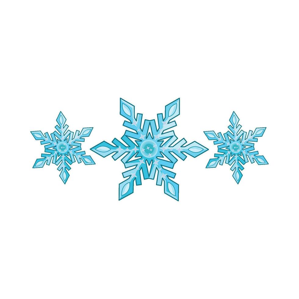 illustration av snöflinga vektor
