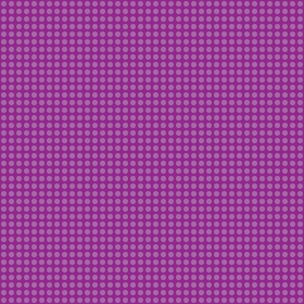 enkel abstrakt sömmar lite violett Färg små polka punkt rutnät mönster på lila Färg bakgrund vektor