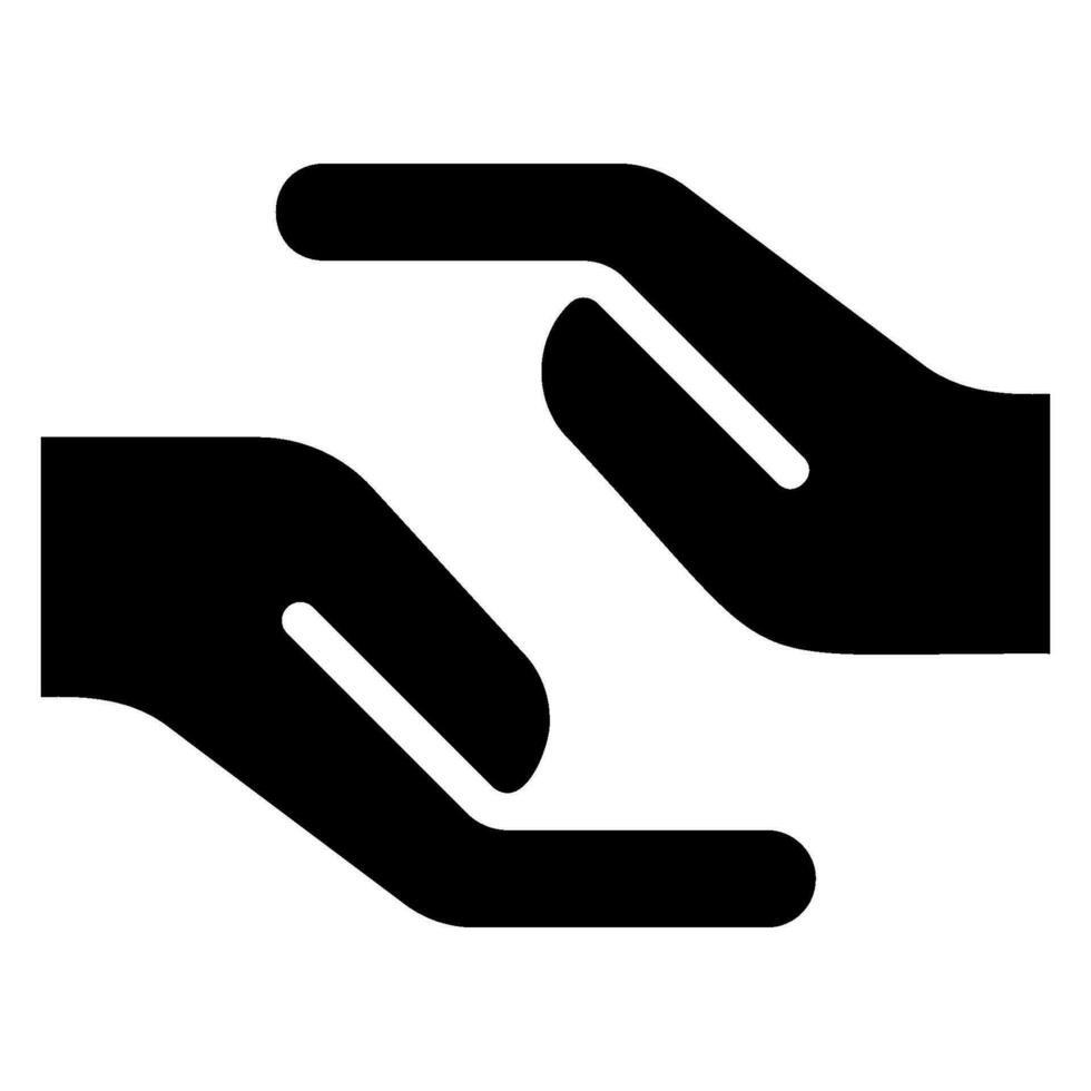 Deal-Glyphe-Symbol vektor