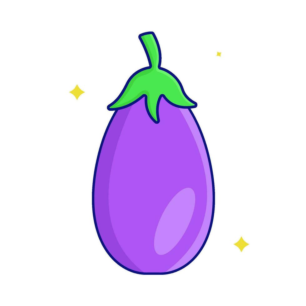 aubergine grönsak illustration vektor