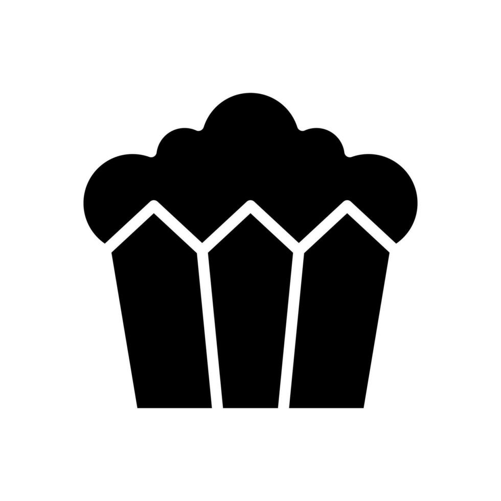 Popcorn Symbol Vektor Design Vorlage