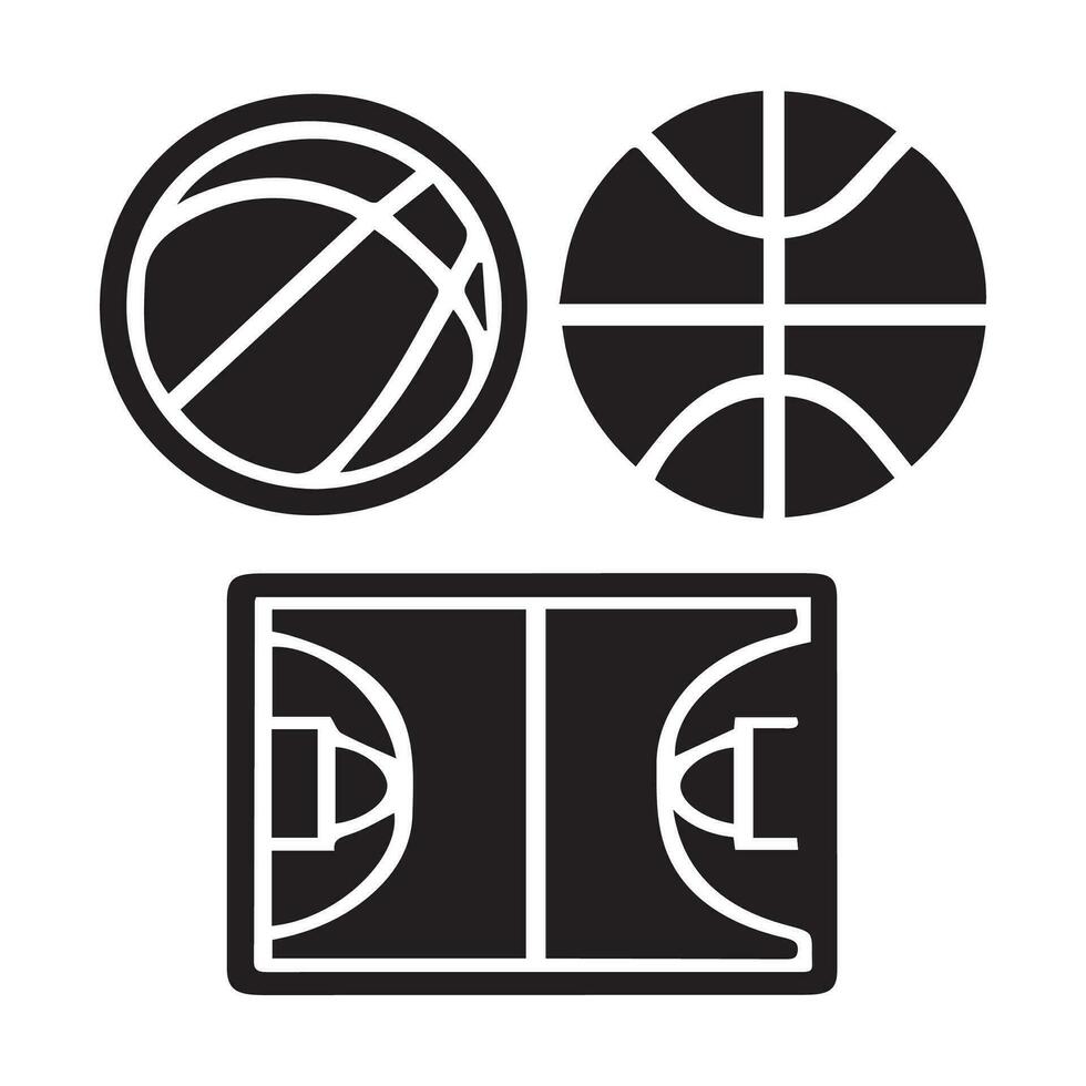 basketboll ikon perfekt för logotyper, statistik och infografik. vektor