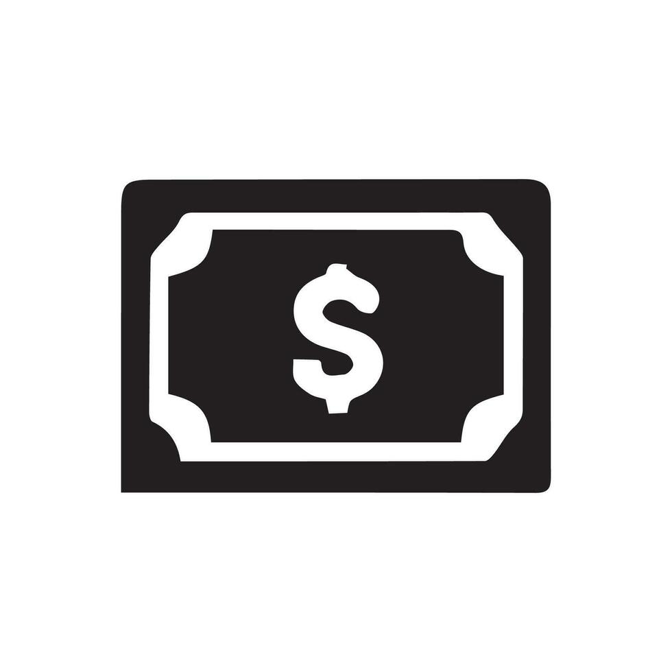 Vektor Geld Symbol, finanziell Vektor Symbol.