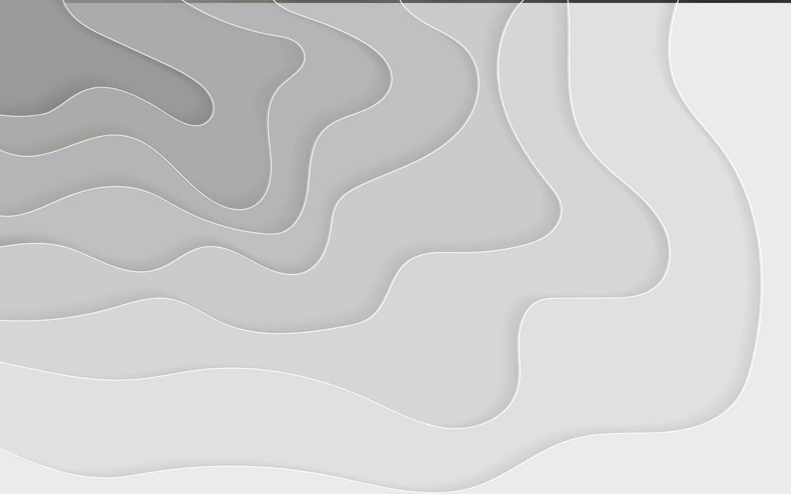 Papier Kunst Karikatur abstrakt Wellen, Löcher. Papier schnitzen Hintergrund. modern Origami Design Vorlage zum Banner, Einladung, Poster oder Netz Seite? ˅ Design. Vektor Illustration
