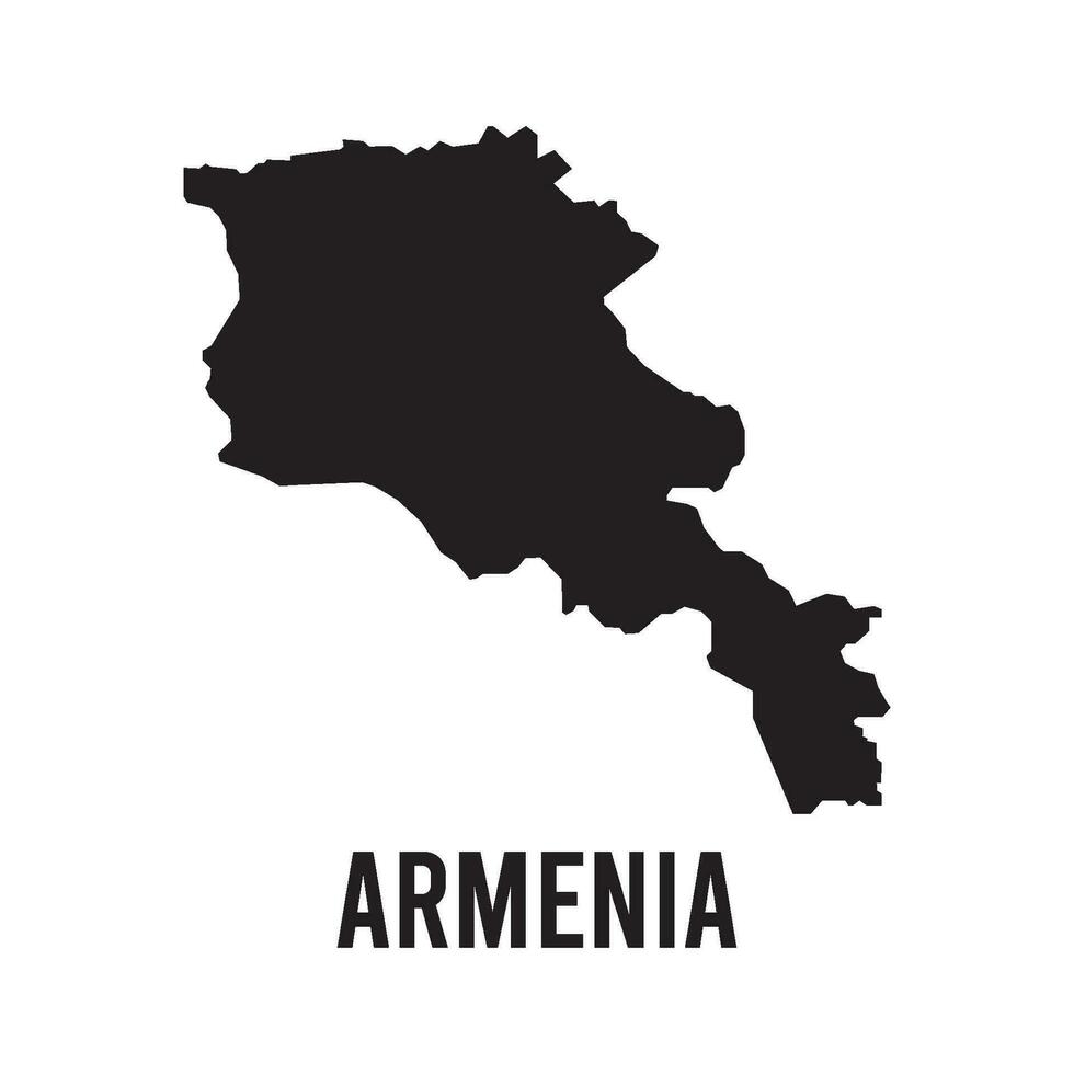 armenia Karta ikon vektor mall