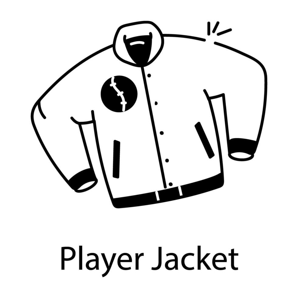 modisch Spieler Jacke vektor