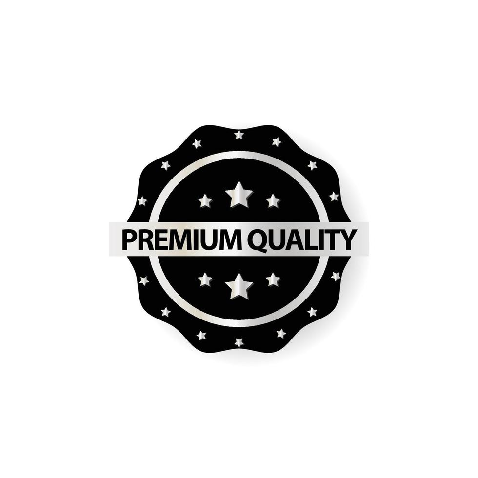 Premium-Qualität Abzeichen Emblem Tag Label Vektor Vorlage Design Illustration
