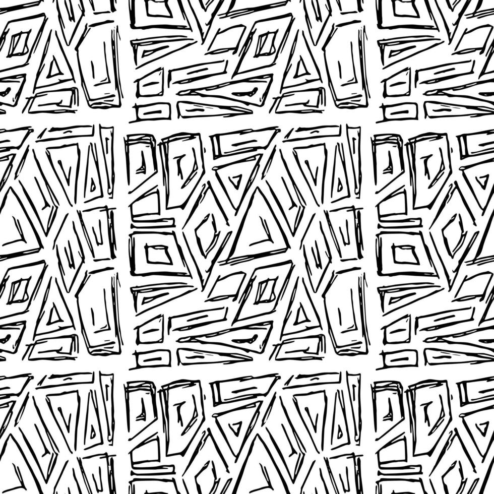nahtlose abstrakte Vektormuster. Doodle-Vektor mit abstraktem Design auf weißem Hintergrund. Vintage abstraktes Muster, süßer Elementhintergrund für Ihr Projekt, Menü, Café-Shop. vektor