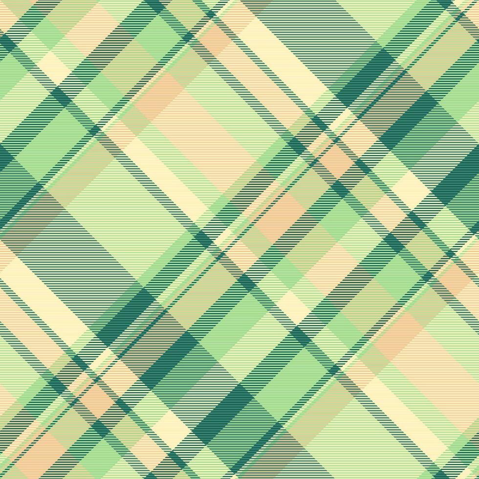 Flanell Muster prüfen Hintergrund, Landschaft Textur Plaid Textil. Symmetrie Stoff Vektor Tartan nahtlos im Licht und blaugrün Farben.