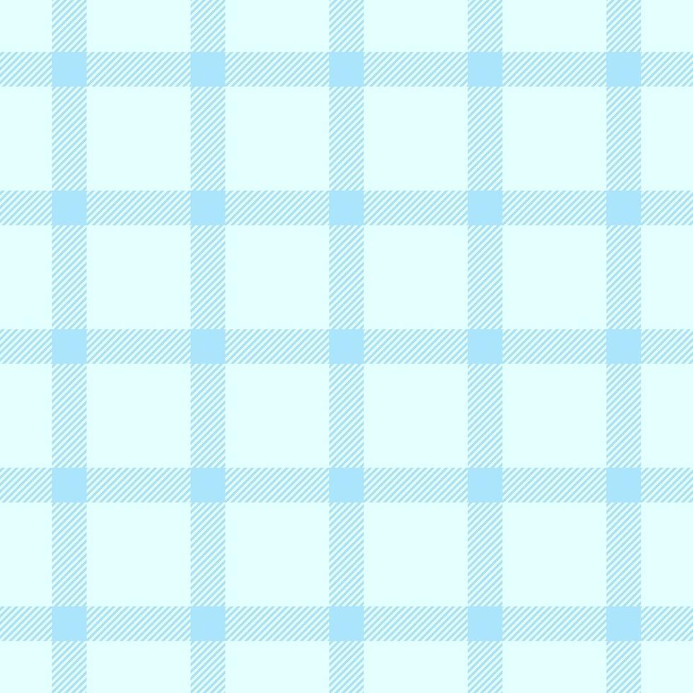 Präsentation Textil- prüfen Plaid, bilden Vektor Muster nahtlos. Beste Hintergrund Stoff Textur Tartan im Licht und cyan Farben.