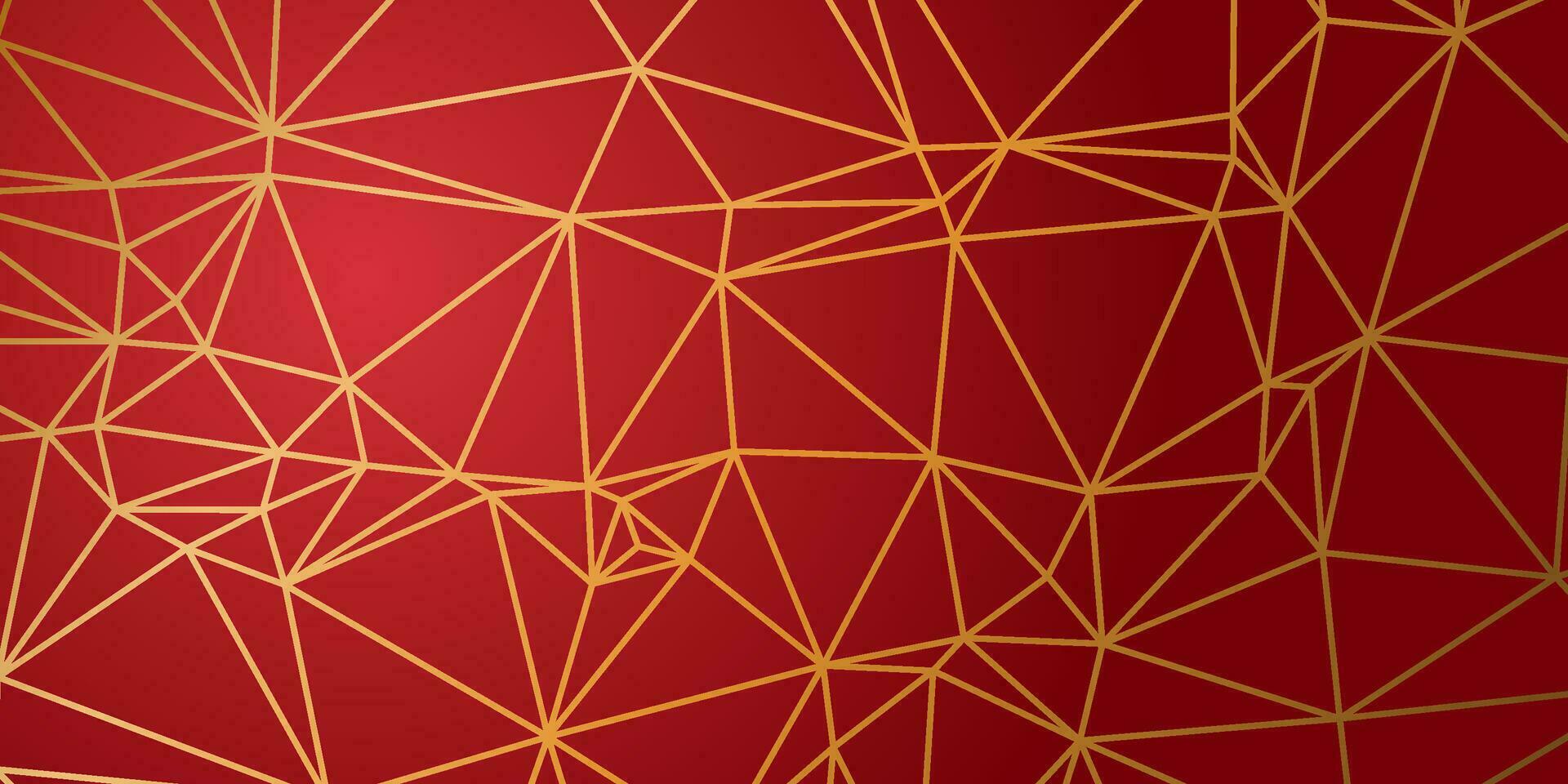 elegant rot Hintergrund mit Gold Linien vektor