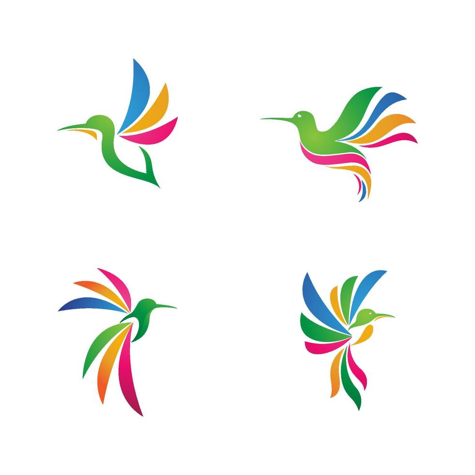 Kolibri Vektor Icon Design Illustration