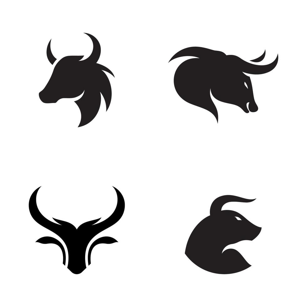 Stier Vektor Icon Illustration Design