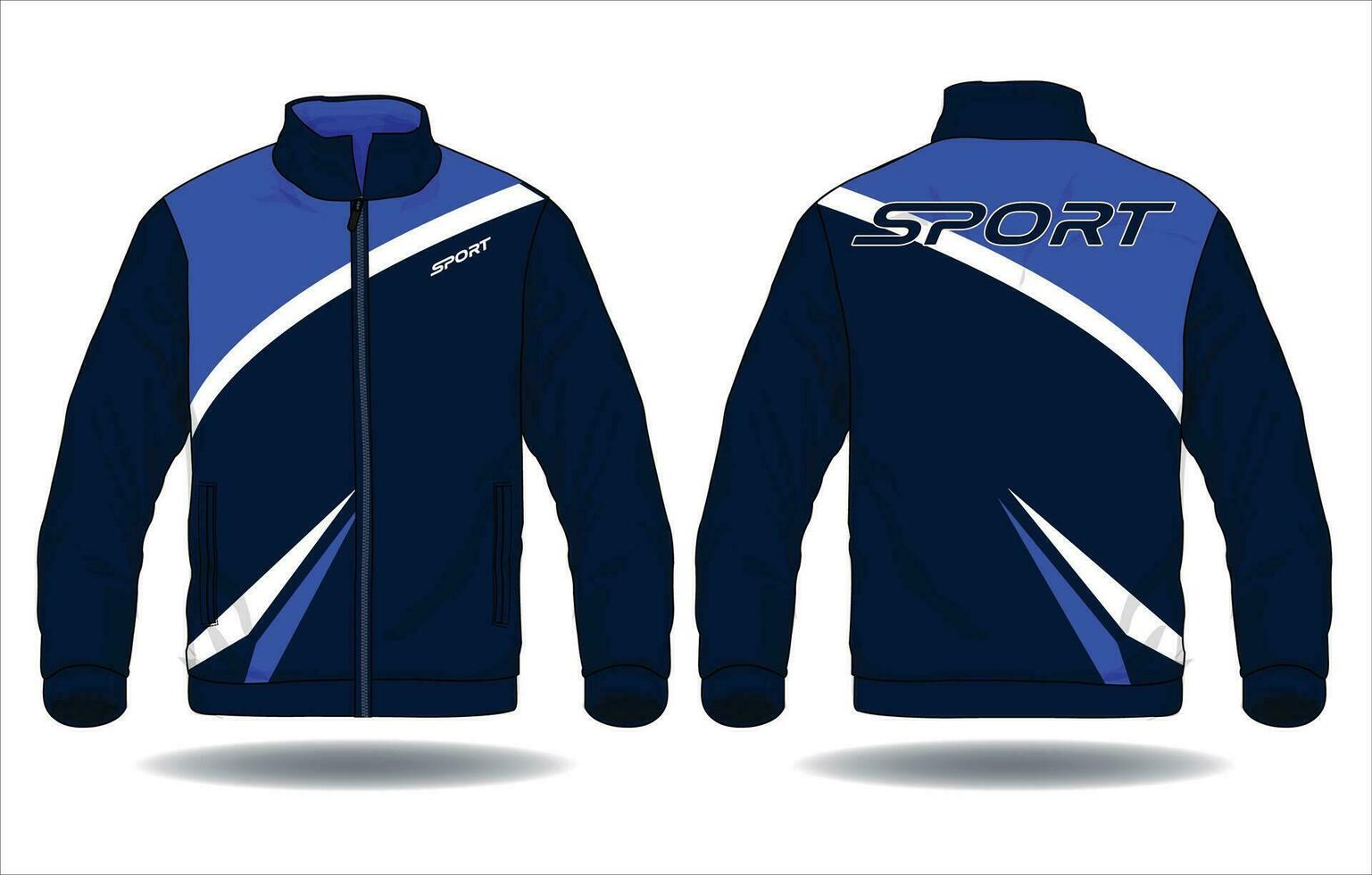 Trainingsanzug Vektor Illustration von Sport Jacke