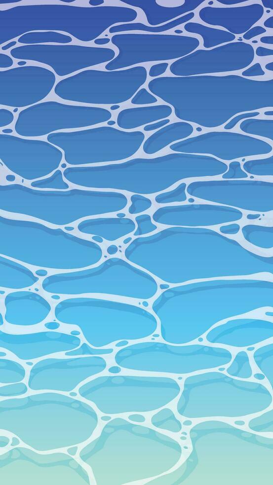 Wasser Welle Oberfläche Textur Muster Hintergrund vektor