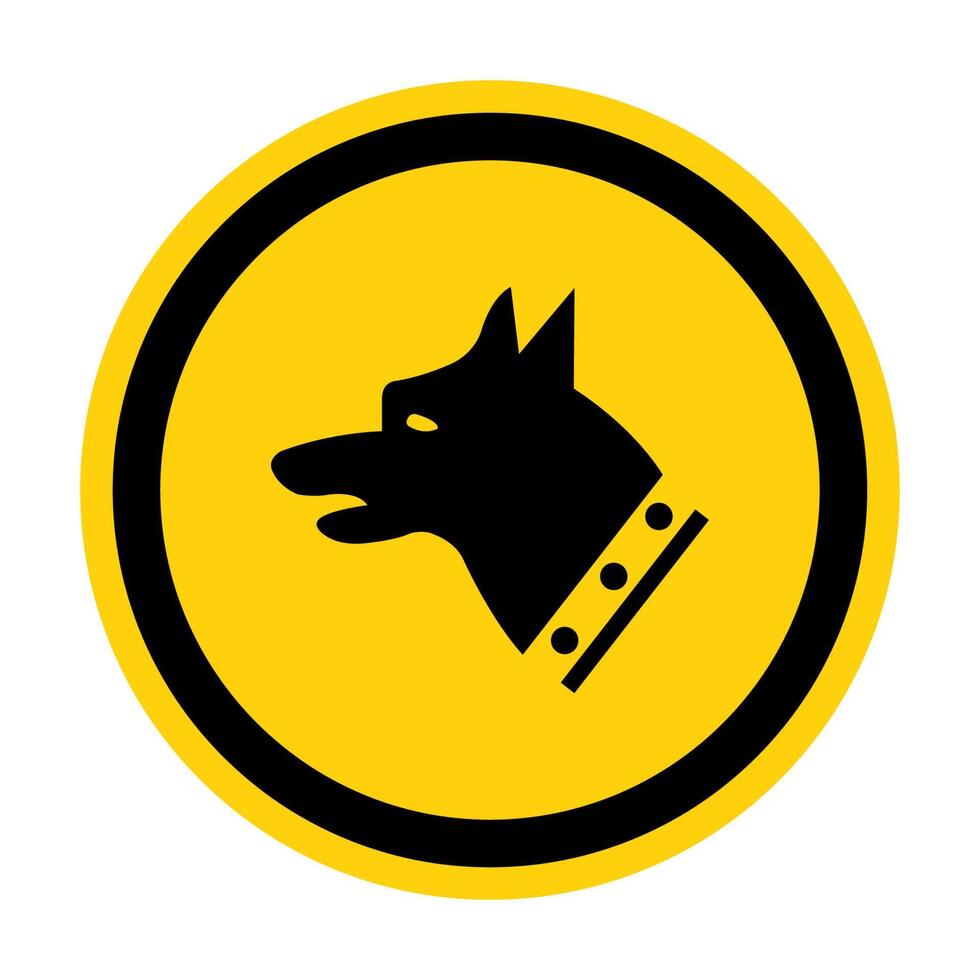 Messgerät Hund Symbol Zeichen auf weißem Hintergrund isolieren, Vektor-Illustration eps.10 vektor