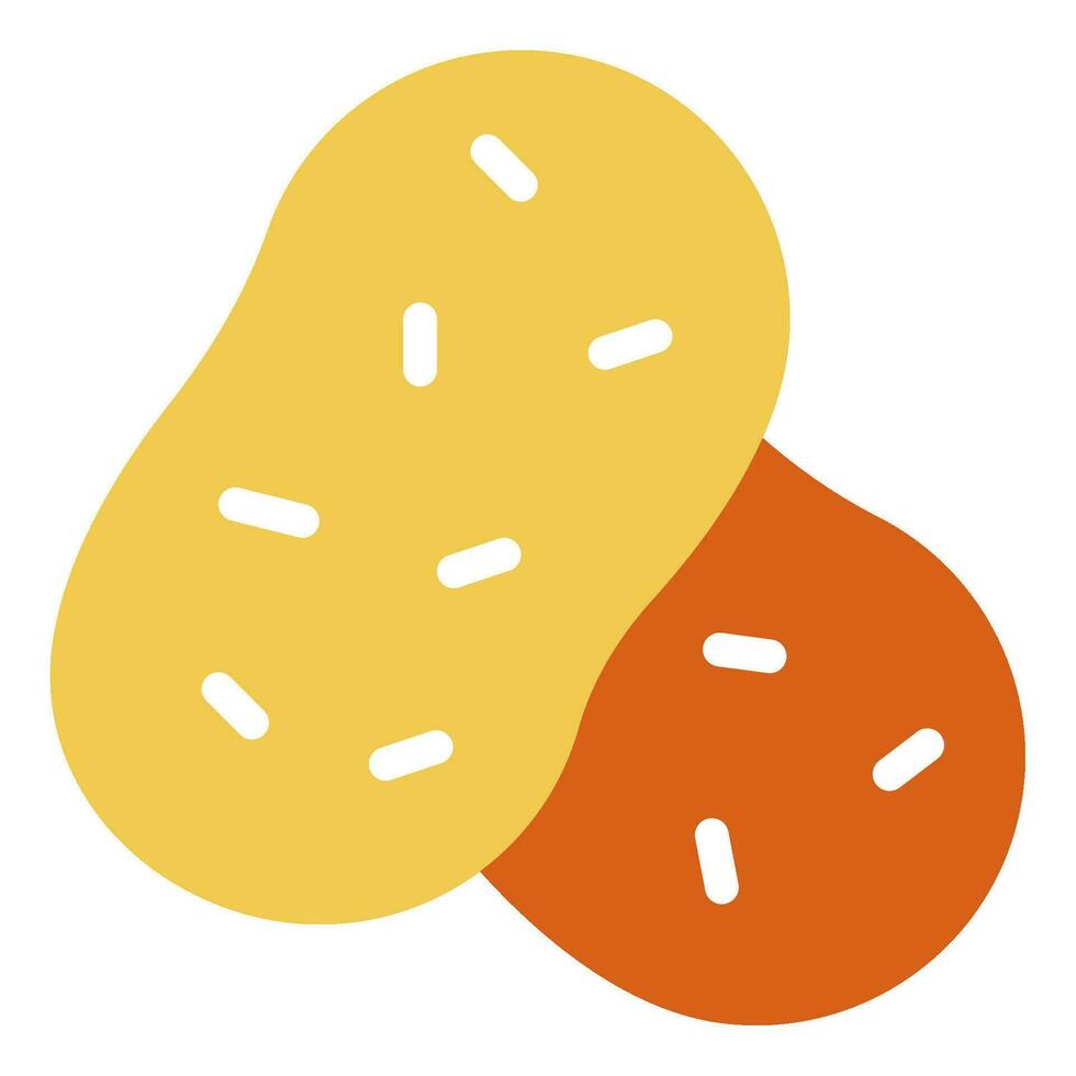 Kartoffel Symbol Illustration zum uiux, Netz, Anwendung, Infografik, usw vektor