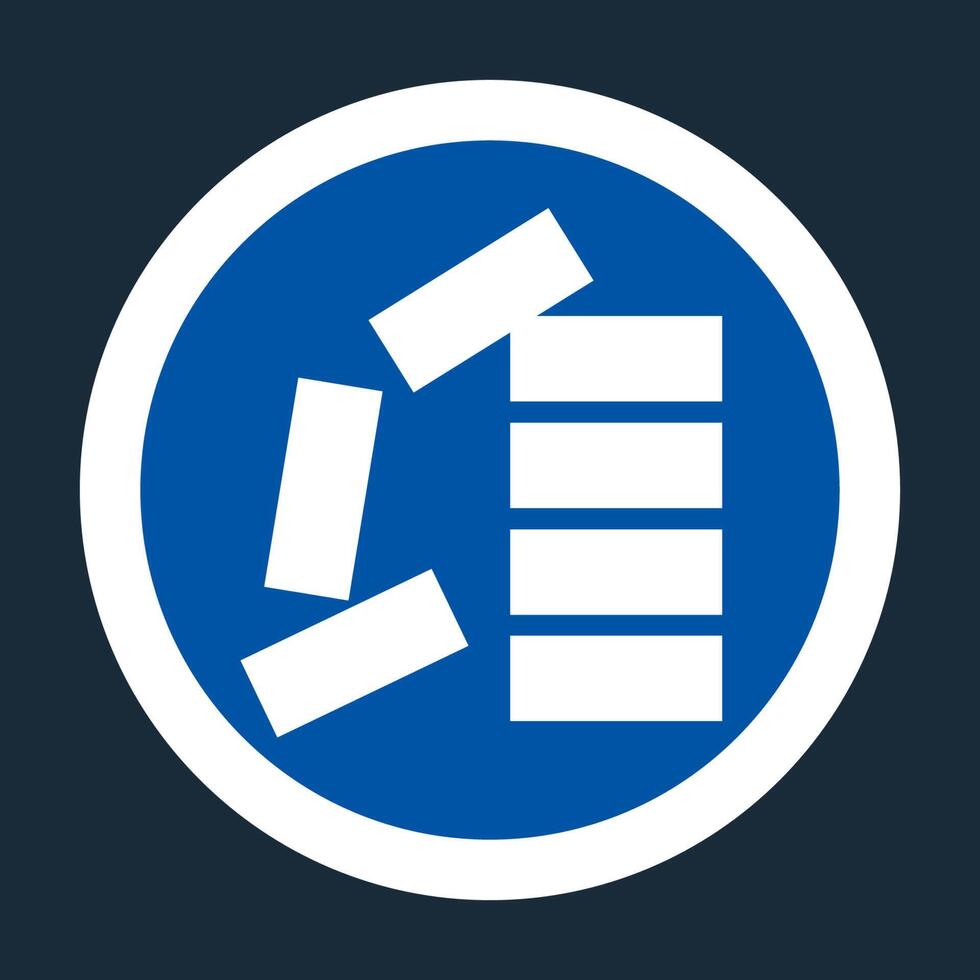 ppe icon. stack korrekt symbol tecken på svart bakgrund på svart bakgrund vektor