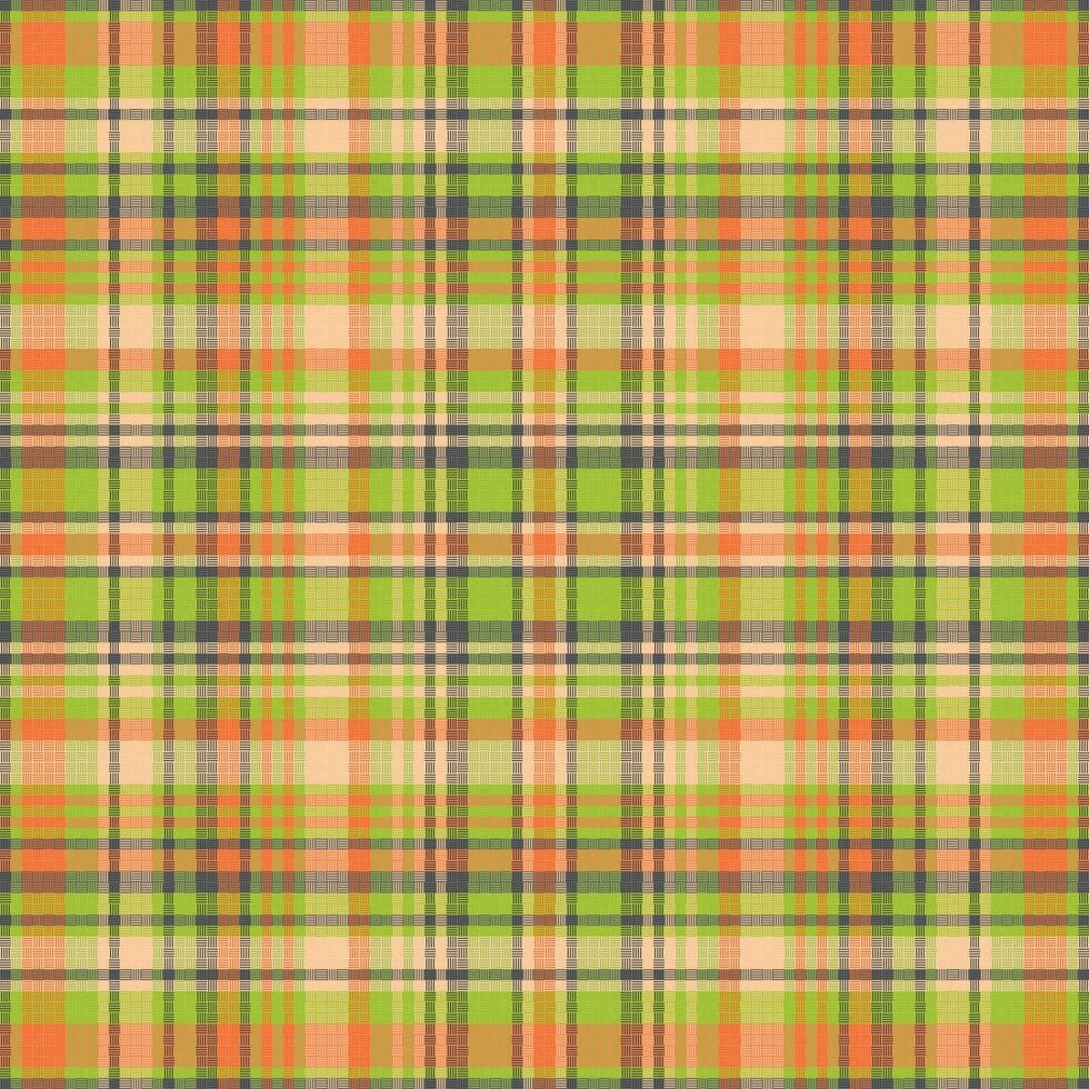 tartan plädmönster med textur och sommarfärg. vektor