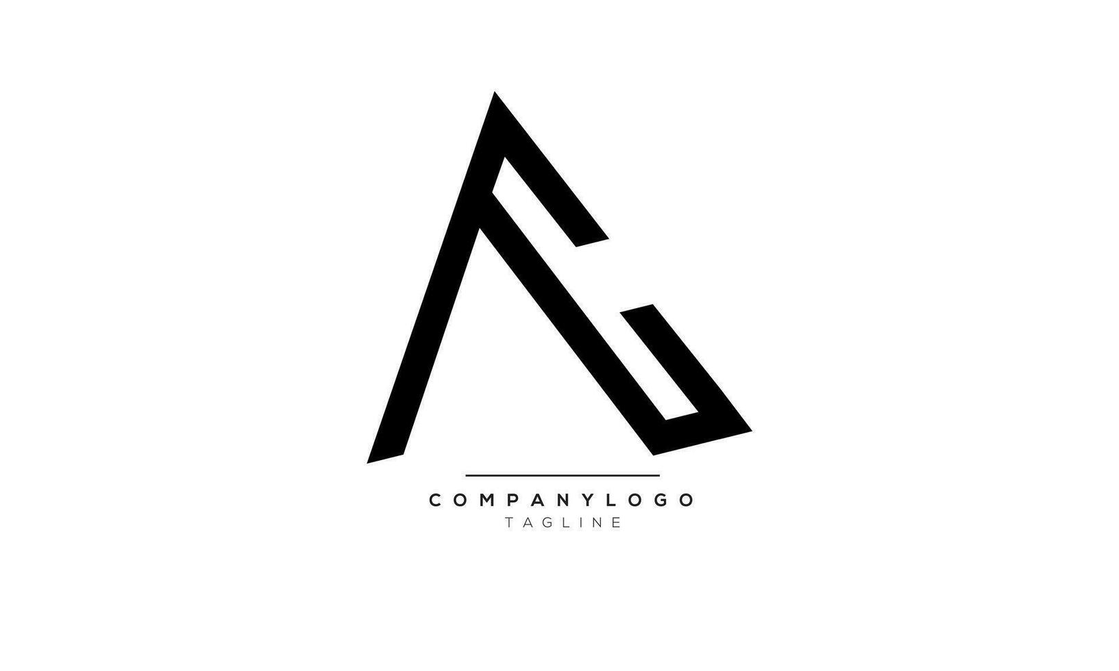 alfabet brev initialer monogram logotyp ac, ac initial,ac brev vektor