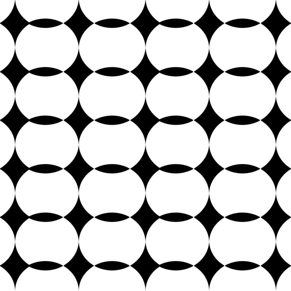 abstrakt geometrisch nahtlos Muster schwarz und Weiß minimalistisch einfarbig Muster Kunstwerk vektor